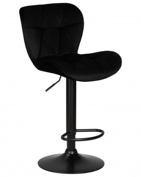 Стул барный DOBRIN BARNY BLACK, черный велюр (MJ9-101) в Южноуральске - yuzhnouralsk.ok-mebel.com | фото