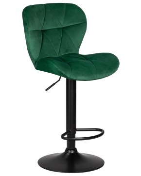 Стул барный DOBRIN BARNY BLACK, зеленый велюр (MJ9-88) в Южноуральске - yuzhnouralsk.ok-mebel.com | фото