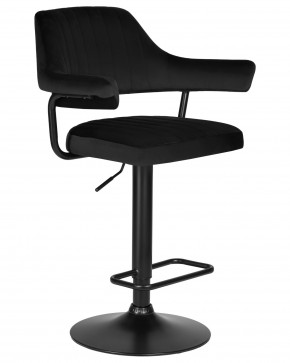 Стул барный DOBRIN CHARLY BLACK, черный велюр (MJ9-101) в Южноуральске - yuzhnouralsk.ok-mebel.com | фото
