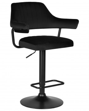 Стул барный DOBRIN CHARLY BLACK, черный велюр (MJ9-101) в Южноуральске - yuzhnouralsk.ok-mebel.com | фото 2