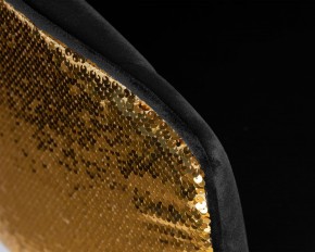 Стул барный DOBRIN DARCY GOLD SHINY, черный велюр с золотыми пайетками в Южноуральске - yuzhnouralsk.ok-mebel.com | фото 8