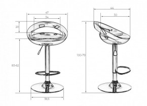 Стул барный DOBRIN DISCO LM-1010 (черный) в Южноуральске - yuzhnouralsk.ok-mebel.com | фото 2