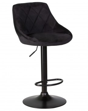 Стул барный DOBRIN LOGAN BLACK, черный велюр (MJ9-101) в Южноуральске - yuzhnouralsk.ok-mebel.com | фото