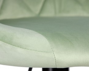 Стул барный DOBRIN LOGAN BLACK, мятный велюр (MJ9-87) в Южноуральске - yuzhnouralsk.ok-mebel.com | фото 7
