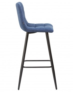 Стул барный DOBRIN NICOLE, черные матовые ножки, синяя ткань (UF860-14B) в Южноуральске - yuzhnouralsk.ok-mebel.com | фото 3