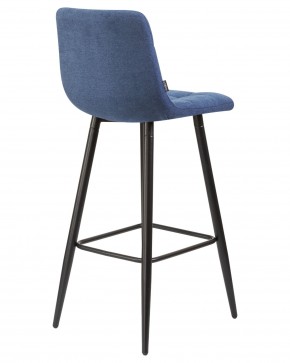 Стул барный DOBRIN NICOLE, черные матовые ножки, синяя ткань (UF860-14B) в Южноуральске - yuzhnouralsk.ok-mebel.com | фото 4