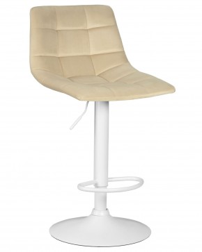 Стул барный DOBRIN TAILOR WHITE, бежевый велюр (MJ9-10) в Южноуральске - yuzhnouralsk.ok-mebel.com | фото