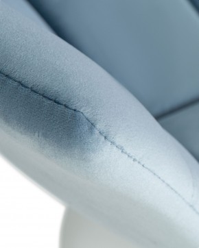 Стул барный DOBRIN TAILOR WHITE, пудрово-голубой велюр (MJ9-74) в Южноуральске - yuzhnouralsk.ok-mebel.com | фото 10