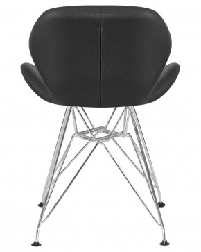 Стул обеденный DOBRIN BUTTERFLY CHROME, ножки хром, цвет чёрный в Южноуральске - yuzhnouralsk.ok-mebel.com | фото 5