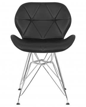 Стул обеденный DOBRIN BUTTERFLY CHROME, ножки хром, цвет чёрный в Южноуральске - yuzhnouralsk.ok-mebel.com | фото 7