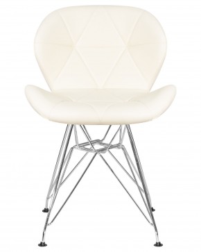 Стул обеденный DOBRIN BUTTERFLY CHROME, ножки хром, цвет кремовый в Южноуральске - yuzhnouralsk.ok-mebel.com | фото 6