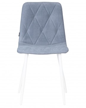 Стул обеденный DOBRIN CHILLY ROMBO, Серо-голубой Simple 26, основание белый в Южноуральске - yuzhnouralsk.ok-mebel.com | фото 6