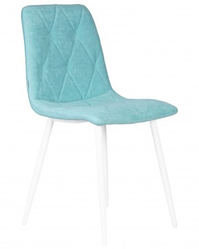 Стул обеденный DOBRIN CHILLY ROMBO, Тиффани Simple 51, основание белый в Южноуральске - yuzhnouralsk.ok-mebel.com | фото 2