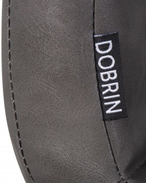 Стул обеденный DOBRIN MARK, черные ножки, серая антрацитовая винтажная экокожа (RU-08) в Южноуральске - yuzhnouralsk.ok-mebel.com | фото 9