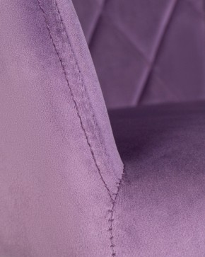 Стул обеденный DOBRIN ROBERT, черные матовые ножки, велюр V108-45 Темно-фиолетовый в Южноуральске - yuzhnouralsk.ok-mebel.com | фото 7