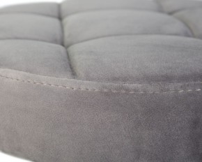 Табурет барный DOBRIN BRUNO BLACK, серый велюр (MJ9-75) в Южноуральске - yuzhnouralsk.ok-mebel.com | фото 4