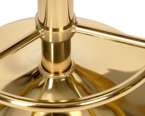 Табурет барный DOBRIN BRUNO GOLD, серый велюр (MJ9-75) в Южноуральске - yuzhnouralsk.ok-mebel.com | фото 4