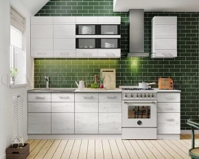 ТЕХНО-2 Кухонный гарнитур 2,0 в Южноуральске - yuzhnouralsk.ok-mebel.com | фото 2