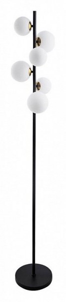 Торшер Arte Lamp Gemini A2243PN-6BK в Южноуральске - yuzhnouralsk.ok-mebel.com | фото