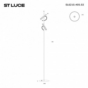 Торшер ST-Luce LILT SL6210.405.02 в Южноуральске - yuzhnouralsk.ok-mebel.com | фото 2