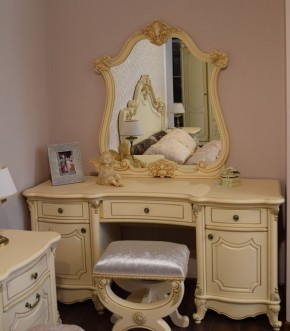 Туалетный стол + Зеркало Мона Лиза (крем) в Южноуральске - yuzhnouralsk.ok-mebel.com | фото 6