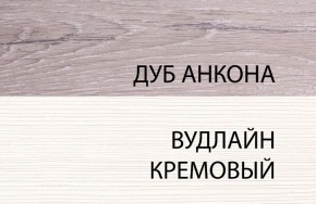 Тумба 1S, OLIVIA, цвет вудлайн крем/дуб анкона в Южноуральске - yuzhnouralsk.ok-mebel.com | фото 3