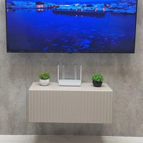 Тумба подвесная под ТВ LINES MTV1-MA 750 Бежевый (Леда-М 10.1.5) в Южноуральске - yuzhnouralsk.ok-mebel.com | фото 5