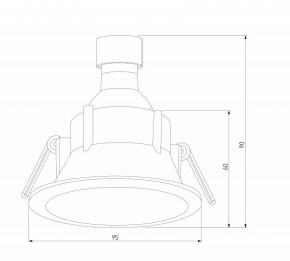 Встраиваемый светильник Elektrostandard Side 25059/01 в Южноуральске - yuzhnouralsk.ok-mebel.com | фото 6