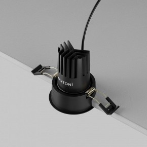 Встраиваемый светильник Maytoni Dip DL115-10W-2.7K-B в Южноуральске - yuzhnouralsk.ok-mebel.com | фото 6