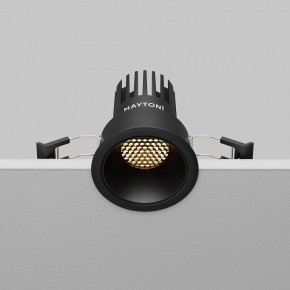 Встраиваемый светильник Maytoni Dip DL115-10W-2.7K-B в Южноуральске - yuzhnouralsk.ok-mebel.com | фото 7