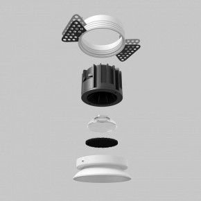 Встраиваемый светильник Maytoni Round DL058-12W2.7K-TRS-W в Южноуральске - yuzhnouralsk.ok-mebel.com | фото 5