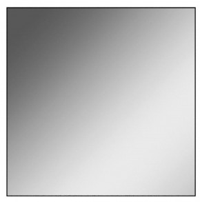 Зеркало Corsica 600х600 black без подсветки Sansa (SB1064Z) в Южноуральске - yuzhnouralsk.ok-mebel.com | фото